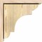 Ekena Millwork New Brighton Rough Sawn Corbel w/Backplate, Douglas Fir, 6"W x 14"D x 14"H COR06X14X14NEB01RDF - alternate 2